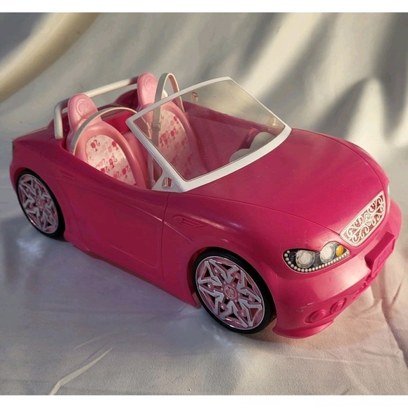 Mattel Other - 2013 Mattel Barbie Pink Glitter 2 seat convertible toy car